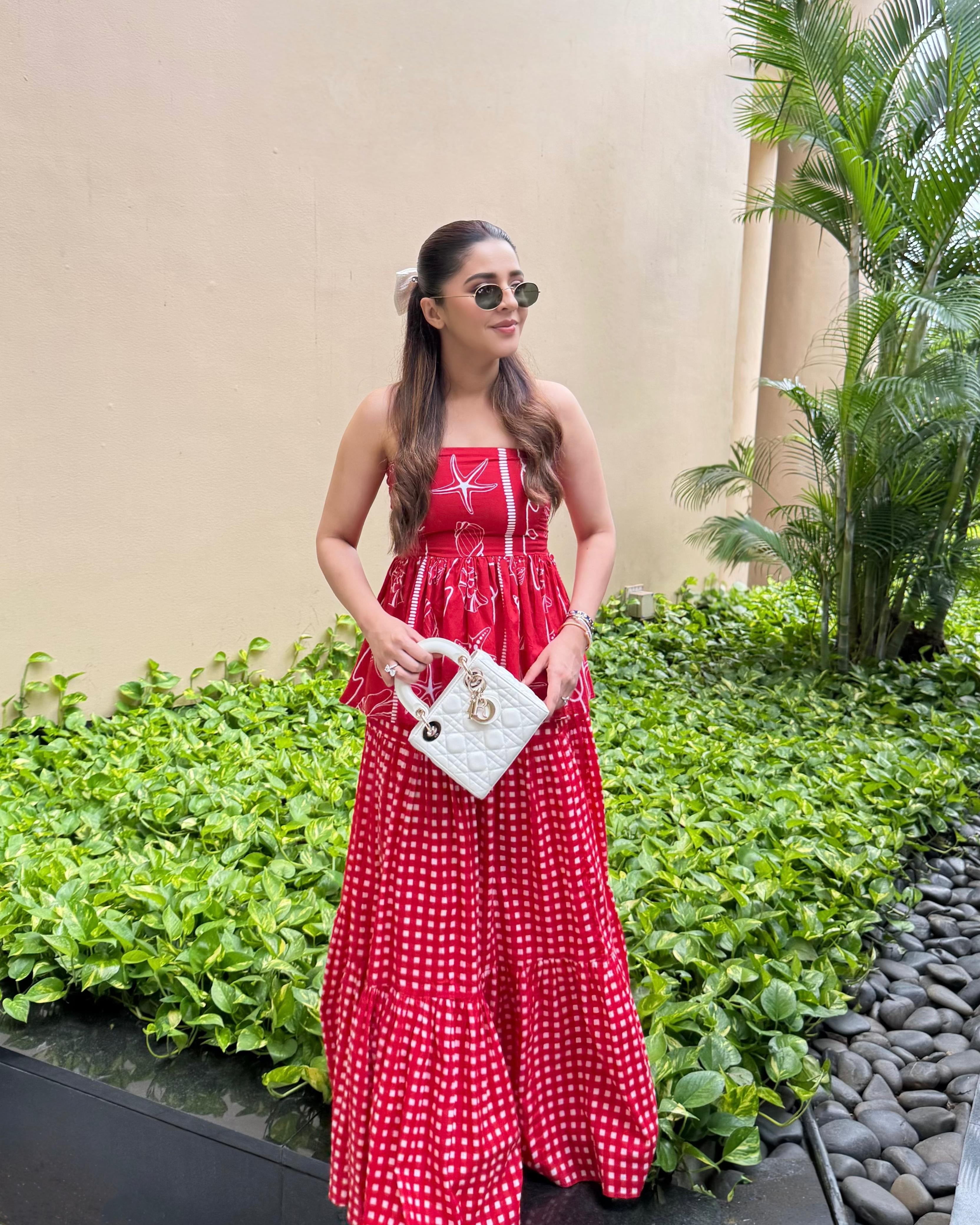 RED SEA SKIRT SET