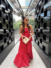 RED SEA SKIRT SET