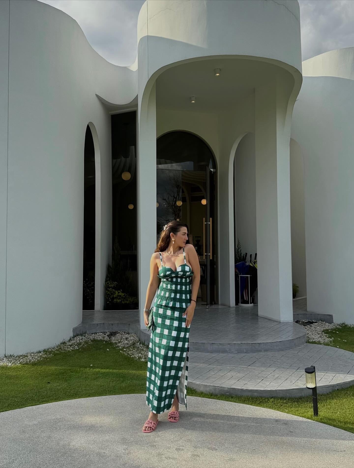 GREEN LIGHT SKIRT SET