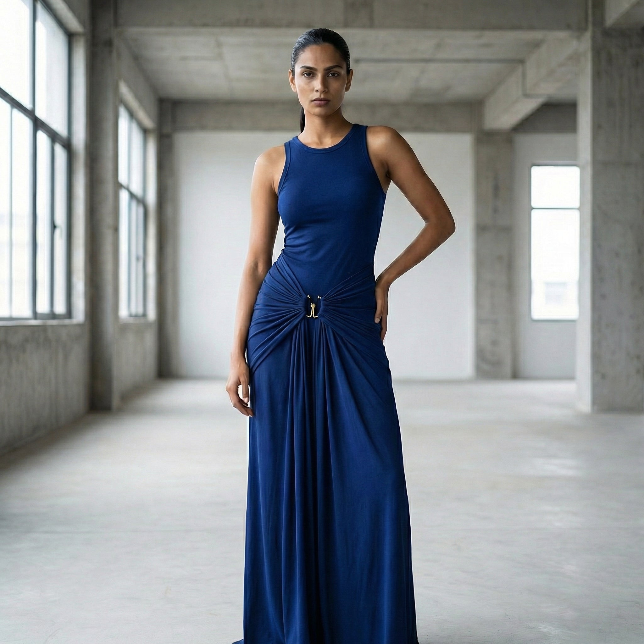 MAISON COBALT DRESS