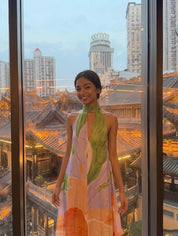 ABSTRACT DRAWN DRESS