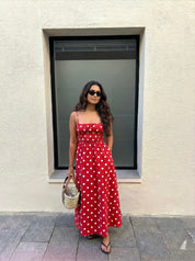 SANTA POLKA DRESS